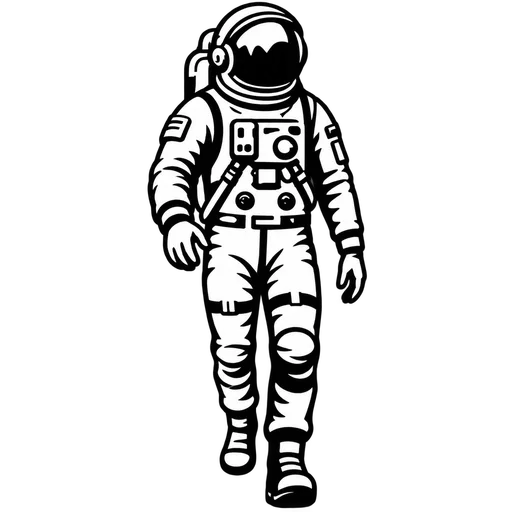Astronaut SVG Design for Creative Projects cut file