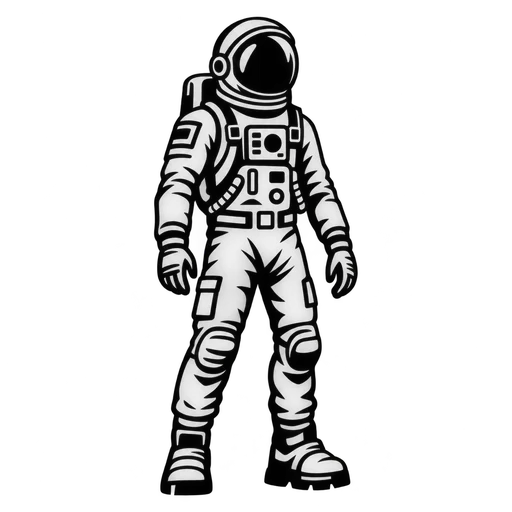 Astronaut SVG for Creative Projects cut file