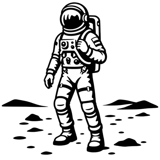 Astronaut SVG Graphic for Creative Projects cut file