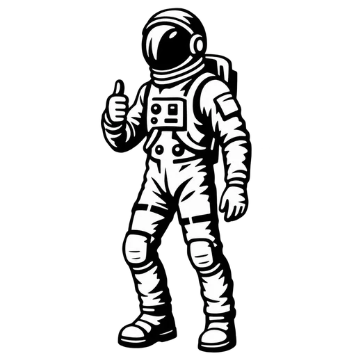 Astronaut SVG Graphic for Creative Projects cut file