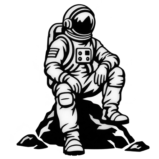 Astronaut SVG Graphic for Creative Projects cut file