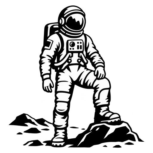Astronaut SVG – Space Explorer Illustration cut file