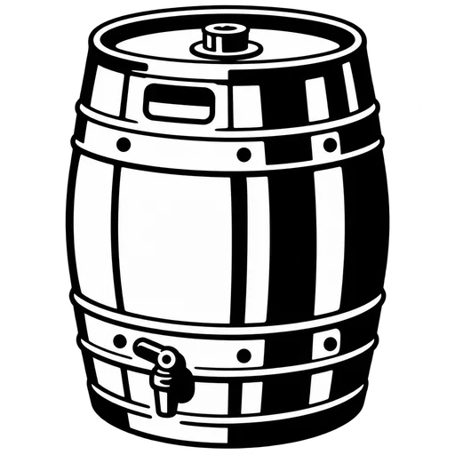 Beer Barrel SVG Design cut file