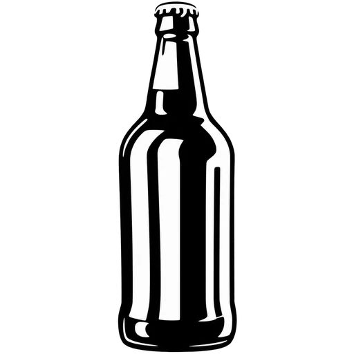 Beer Bottle SVG Design for Creative Projects cut file