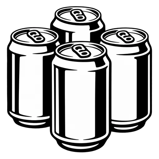 Beer Cans SVG Design cut file