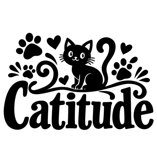 Catitude SVG Art for Creative Projects cut file