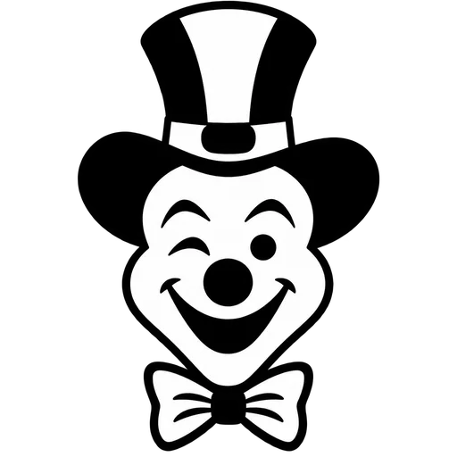 Charming Clown SVG Design cut file