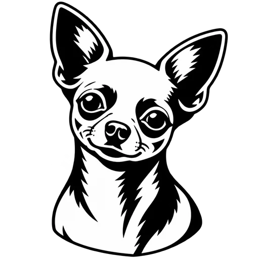 Chihuahua Head SVG – Adorable Dog Design cut file