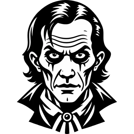 Chilling Horror SVG Graphic cut file