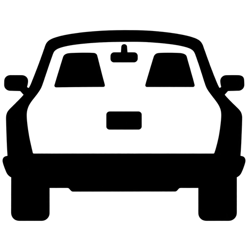 Classic Car Front View SVG cut file