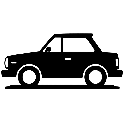 Classic Car Silhouette SVG cut file
