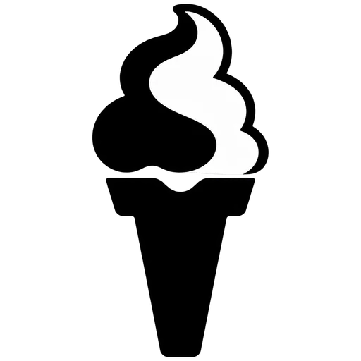 Classic Ice Cream Cone SVG cut file