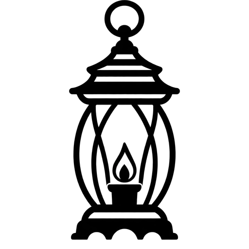 Classic Lantern SVG Design cut file