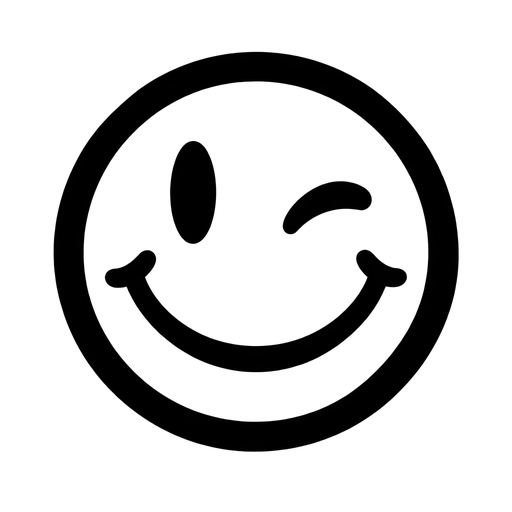 Classic Smiley Face SVG cut file