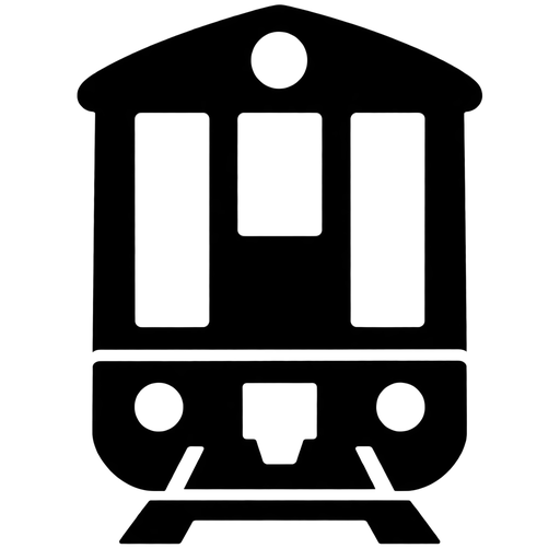 Classic Train Icon SVG cut file