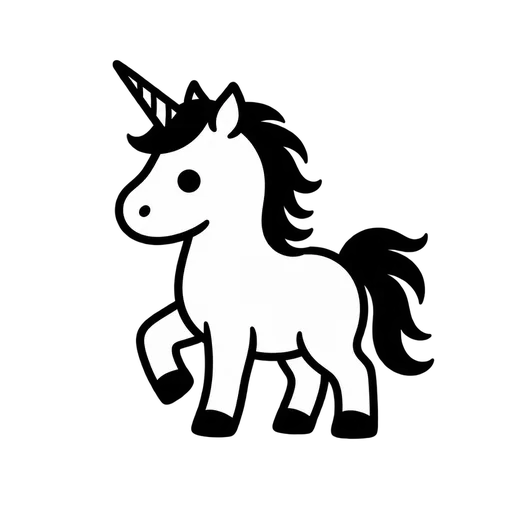 Cute Unicorn SVG – Adorable Unicorn Design cut file