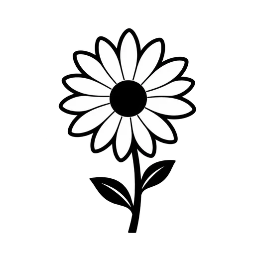 Daisy Flower SVG Clipart cut file