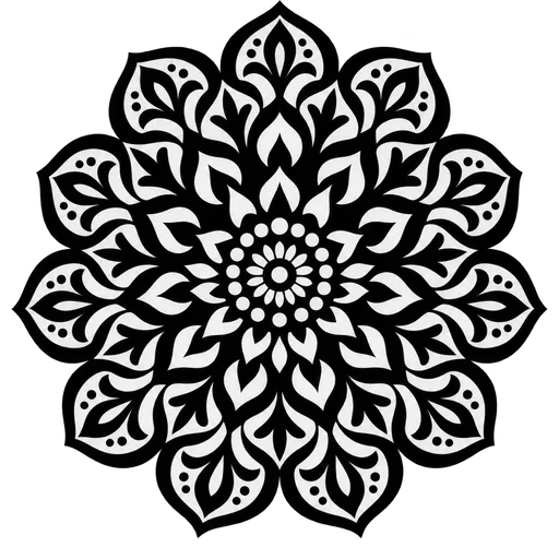 Easter Eggs Mandala SVG Graphic cut file
