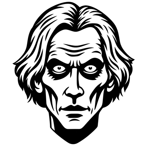 Eerie Horror Character SVG cut file