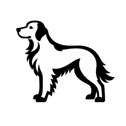 Elegant Dog Outline SVG cut file