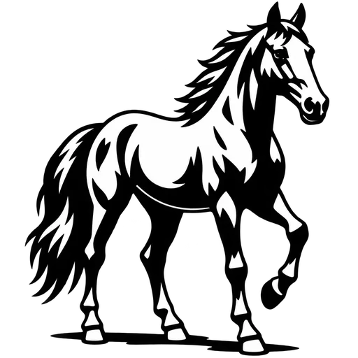 Elegant Horse SVG for Creative Projects cut file