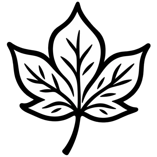 Elegant Leaf Coffee SVG Design cut file