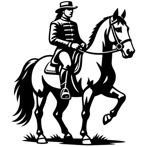 Equestrian Horse SVG Design cut file