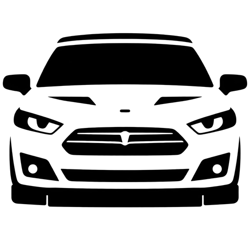 Front View Car Silhouette SVG cut file