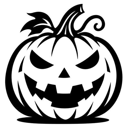 Grinning Jack-O-Lantern SVG cut file