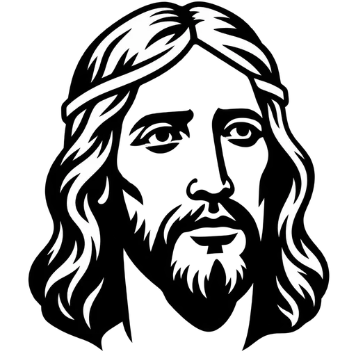Jesus Head SVG Design cut file