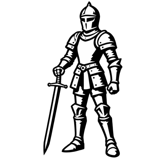Knight SVG Design for Creative Projects cut file