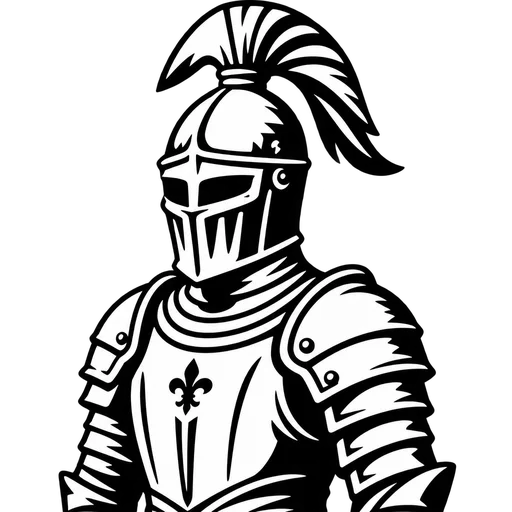 Knight SVG Graphic for Creative Projects cut file