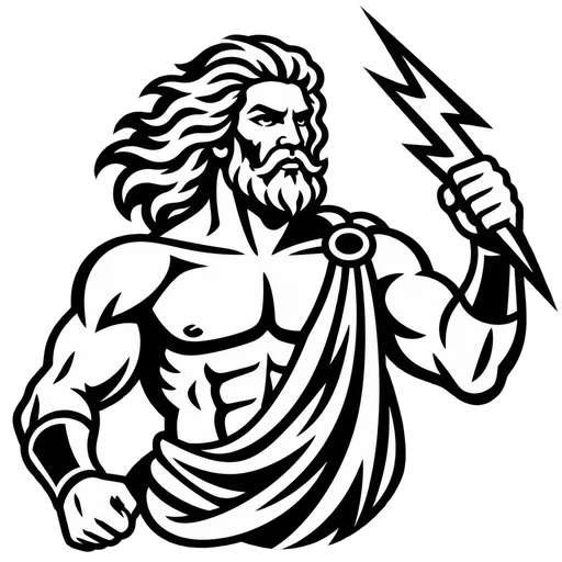 Majestic Zeus SVG Artwork cut file