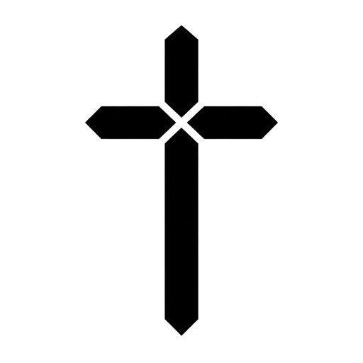 Minimalist Cross Design SVG cut file