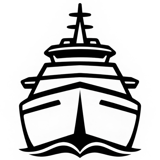 Modern Yacht SVG | Boat Silhouette Design cut file