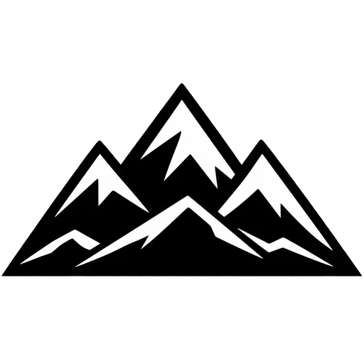 Mountain Scene SVG cut file