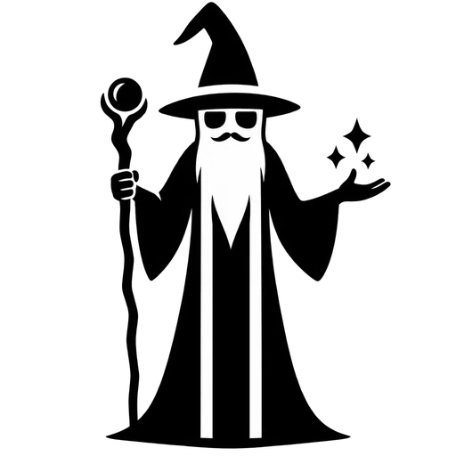 Mystic Wizard SVG Cut File cut file