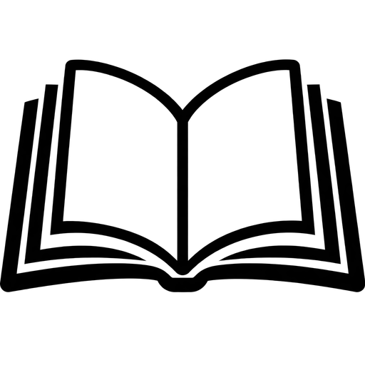 Open Book Icon SVG cut file