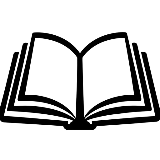 Open Book Icon SVG cut file