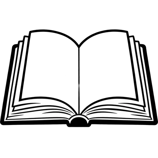 Open Book SVG Design cut file