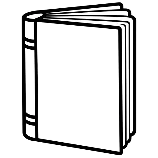 Open Book SVG Illustration cut file