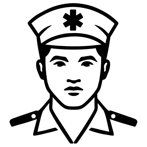 Outline Nurse Icon SVG cut file