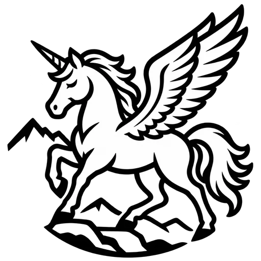 Pegasus Flying – SVG Design cut file