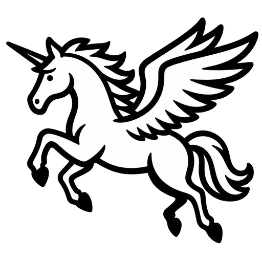 Pegasus SVG Design for Creative Projects cut file
