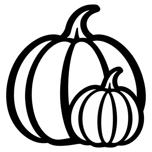 Pumpkin Duo SVG Cut File cut file