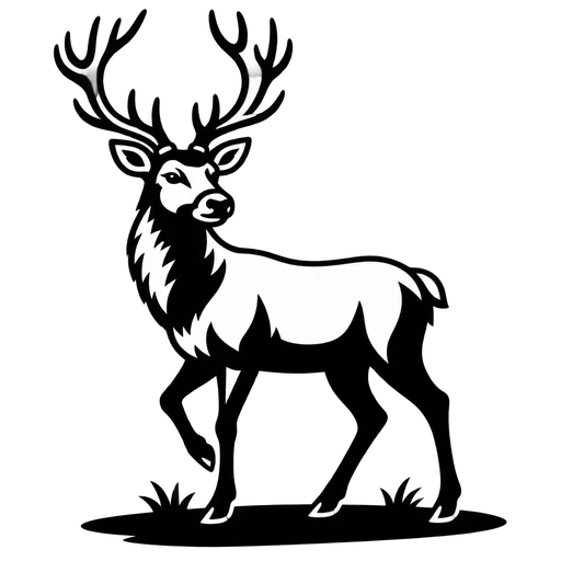 Reindeer SVG – Elegant Design for Craft Projects cut file