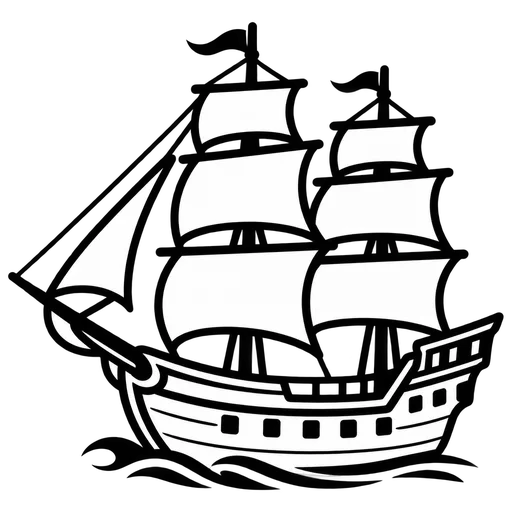 Sailing Ship SVG cut file