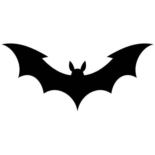 Simple Bat Silhouette SVG cut file