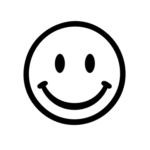 Simple Smiley Face SVG – Classic Design cut file