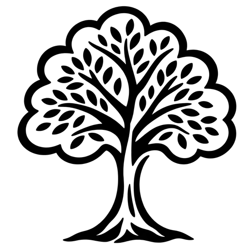 Simple Tree SVG Design cut file